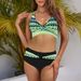 2024 new European and American small fresh split swimsuit female bikini sexy cross border hot bikini swimsuit_ecoleips.com