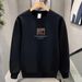 FW25 Matching Couple Cotton Crew Neck Sweatshirt - His & Hers_ecoleips.com