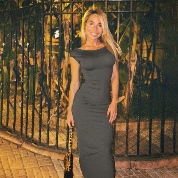 Sexy Black Maxi Dresses For Women Summer New Streetwear Fashion Backless Casual Slim Basic Dresses Club Elegant Party Dr_ecoleips.com