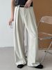 K Suit Pants With High Waist And Slimming Effect, Loose Casual Pants, Women's Workplace High-end Feel Suit Pants. No Belt_ecoleips.com