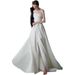 Satin Wedding 2026 New Simple Forest Style Super Fairy Outdoor Gown Elegant Slimming French Strapless Dress_ecoleips.com