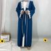 Hot Sale Embroidery Ring Lace Cardigan Dress Arab Dubai Temperament Elegant Long Dress_ecoleips.com