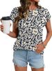 LOMON Womens Summer Tops Short Sleeve Shirts Cap Sleeve Tops Crew Neck Cute Trendy Tunic Blouses Dressy Casual Outfits 2026_ecoleips.com