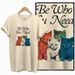 COOLMIND BEIGE Cat Print Exclusive Graphic 100% Cotton Women T Shirt Big Size Loose Cotton Cat Lover Women Tshirt LOVELY Cat Tee_ecoleips.com