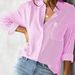 Women's Clothing Autumn New Striped Cardigan Top Loose Casual Long Sleeved Shirt Female_ecoleips.com