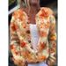 New 3D Digital Print Cardigan Knitted Coat For Women Early Spring Autumn Fashion_ecoleips.com