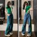 Women's Clothing Women's Casual Trendy Two Piece Set Summer High Waisted Ripped Jeans Short Top Youthful Style_ecoleips.com