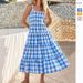 2026 Cross-Border Spring/Summer New European And American Women's Fashion Elegant Sexy Strapless Backless Striped French_ecoleips.com