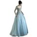 Elegant Banquet Evening Gown Long Sleeved French Style Tulle Blue Super Fairy Style Women's Party Wear For Annual Meeting Host Performance_ecoleips.com