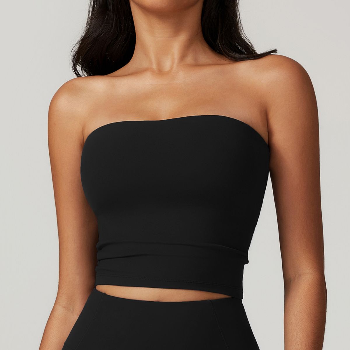 Women's Clothing Strapless Yoga Vest Sexy Beautiful Back Sports Underwear Female Shockproof Quick Drying Fitness Top_ecoleips.com