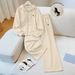 Premium Women's Casual Tracksuit Set - Autumn Winter Fashion Outfit With Zipper Pocket (Beige/Brown, S-Xxl)_ecoleips.com