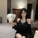 Elegant Socialite Style, Heavy-duty Rhinestone Embellished, Sexy Hollow-out Off-shoulder Blouse For Women, Autumn Design_ecoleips.com