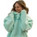 Professional DING Z Women's Hoodie Cross Border European Size Drop Shoulder Sleeve Yeezy Style 2025 Hot Selling_ecoleips.com