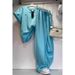 Women's Clothing Drawstring Straight Pants Fashionable Wide Leg Trousers Spring And Summer New Elastic High Waist Casual Pants_ecoleips.com