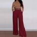 Elegant High Waist Straight Leg Trousers For Women Versatile Wide Leg Formal Bottoms England Style Fashion Spring/Autumn Summer_ecoleips.com