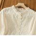 Women's Long Sleeved Blouse Lace Trimmed Embroidered Cotton Base Layer Top Spring 2026 New Style_ecoleips.com