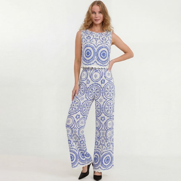 Cross-border European And American Fashion Sleeveless Casual Pants Set 2026 Spring-summer Foreign Trade Women's_ecoleips.com