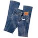 Women’s Clothing Front slit flared jeans for women Korean style new small size high waist tight elastic straight floor length flared pants for women_ecoleips.com