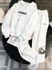 Unisex Premium Grey Tracksuit - Oversized Fleece Hoodie & Printed Joggers For Ultimate Comfort-6_ecoleips.com