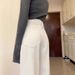 Women's High-Waisted Wide Leg Jeans White Slimming Straight Loose Fit Floor Length Spring Summer New Style Pear Shaped_ecoleips.com