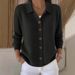2026 European And American Cross-Border Button Knitted Turn-Down Collar Sweater Cardigan Coat Autumn Winter New Solid_ecoleips.com