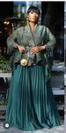 Women's Clothing Pleated Large Swing Pleat Hot Stamping Craft Set_ecoleips.com