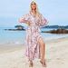 Real Hot Of European And American AliExpre 2025 Ummer Lotu Leaf Leeve Holiday Beach Floral French Lit_ecoleips.com