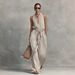 Women's Clothing Women's Casual Cotton Blend Jumpsuit Sleeveless Drawstring Style Fashion For Formal & Casual For Women_ecoleips.com