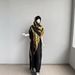 African Robe Rayon Cotton Gold Foil Shawl Set Loose Fit Women's Clothing Muslim Fashion Spot Stock Cross Border Exclusive_ecoleips.com