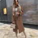 Women's Clothing Hot Style Autumn and Winter Long Sleeve Suit Collar Double Breasted Nizi Jacket Coat for Women_ecoleips.com