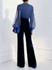 Elegant Velvet Jumpsuit For Women Fashionable All-Match Spring Autumn Winter Streetwear_ecoleips.com