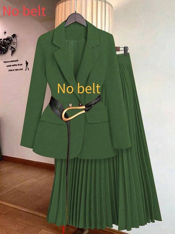 Women's Clothing Women’s Decorative Metal Buckle Belt – Wide Waistband For Dresses & Coats (S-XXL, Black/Green/Grey/Orange)_ecoleips.com