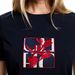 CHCH Women's T-shirt Summer New High Quality Round Neck Embroidered Texture Top_ecoleips.com