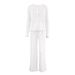 European And American Cross-Border Autumn New Knitted Printed Long-Sleeve Long-Pants Pajama Set Loose Comfortable_ecoleips.com