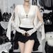 Pure Color Slimming V Neck Top XS26137 Cross Border Summer Style Sexy Subculture Shirt for Women_ecoleips.com