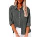 Temperament Commuter Women's Casual Loose Long Sleeve Women's Shirt_ecoleips.com