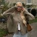 Women's Loose Fitting Cardigan Ribbed Crew Neck Knitted Sweater Autumn/Winter Style Fashion For Ladies_ecoleips.com