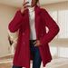 K Women's Plush Coat Comfortable Casual Warm Double-breasted Long Coat With Suit Collar_ecoleips.com