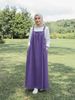 Women's Clothing Women's Loose Casual Denim Overalls Skirt Spring/Summer Southeast Asian Malaysian Fashion Modest Abaya Dress_ecoleips.com