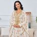 Modest Abaya Dress Luxury Embroidered Abaya Dress Set With Beaded Neckline – Elegant Two-Piece Maxi Dress For Women, Modest Evening Gown_ecoleips.com