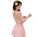Women's Clothing Bikini Backless Skirt Style Beach Vacation Swimwear_ecoleips.com