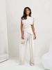 Women's Solid Color Irregular Short Sleeved Suit European And American Style Summer Fashion Clothing_ecoleips.com