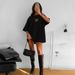 Southeast Asia Back Pack Collar Loose Short Sleeve Women Summer New Round Neck Casual Top T-Shirt_ecoleips.com