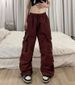 Women's Clothing New High Waist Drape Casual Wide Leg Quick Drying Sports Trousers_ecoleips.com
