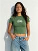 Y2K Women’s Street Style Crop Tee, Casual Graphic Print Slim Fit Short Sleeve Top_ecoleips.com