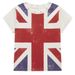 Gothic Trendy Women's round Neck T-Shirt Flag Print Slim Fit Cropped Hip Hop Commuter Top Y2k European American Style_ecoleips.com