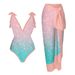 Vintage High-Cut One-Piece Swimsuit For Women - Tummy Control Slimming Bathing Suit With Modest Coverage, Floral & Tropical Prints_ecoleips.com