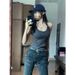 Simple Versatile Women's Camisole, New Summer Slim-fitting, Base Layer, Pure And Alluring, Short Style, Sleeveless Top_ecoleips.com