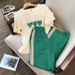 Women's Clothing Casual Sportswear Set Summer Thin Style Casual Summer Lounge Set – Wide-Leg Pants & Top, Stylish & Comfortable_ecoleips.com