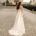 High End Lightweight Long Sleeved Wedding Dress Short Train Brides Fashionable Evening Gown Main Wedding Gown_ecoleips.com